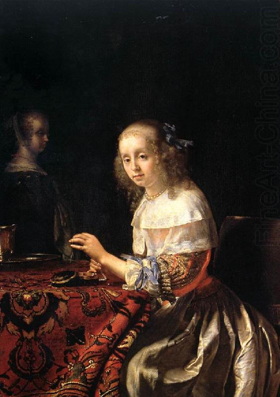 MIERIS, Frans van, the Elder The Lacemaker china oil painting image